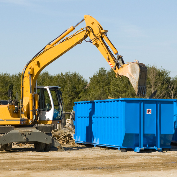 can i pay for a residential dumpster rental online in Humphrey